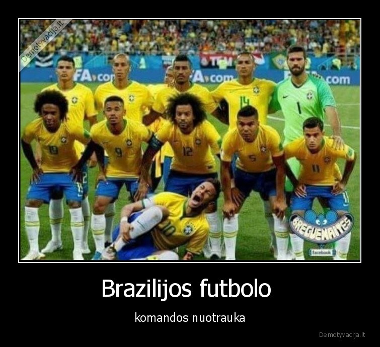 Brazilijos futbolo komandos nuotrauka