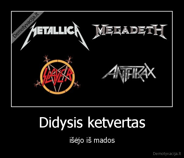 metallica,megadeth,anthrax,slayer,big, 4