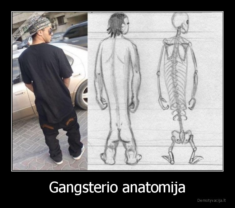 gangsteris,gangsterio,anatomija