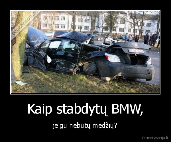 Kaip stabdytų BMW,