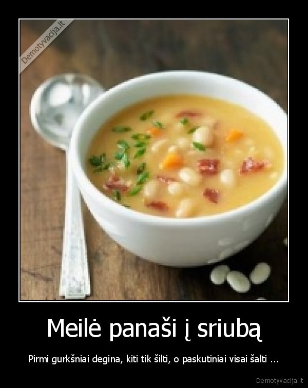 sriuba,meile