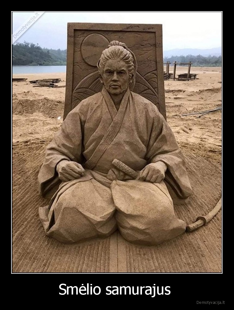 samurajus,smelis,skulptura,menas