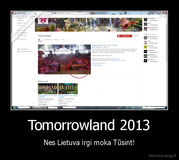 tomorrowland, 2013,lietuva,lietuviai