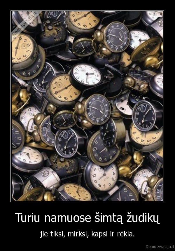 laikas,laikrodziai,zudikai