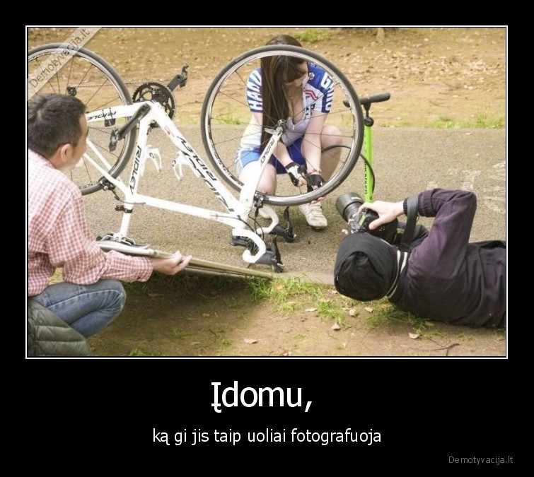 fotografas,papai,dviratis,kampas